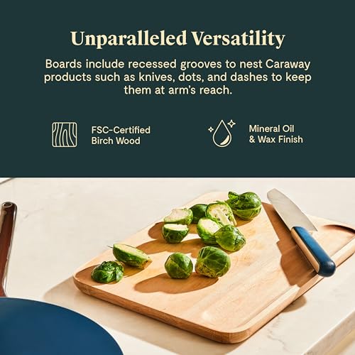 Caraway Medium Double Sided Birch Wood Cutting Board