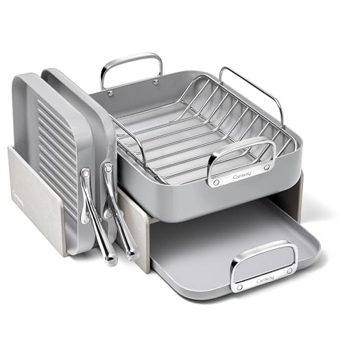 Caraway Square Cookware Set - Non-Stick Ceramic Coated