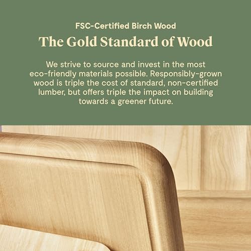 Caraway Medium Double Sided Birch Wood Cutting Board
