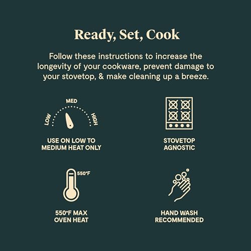 Caraway Square Cookware Set - Non-Stick Ceramic Coated