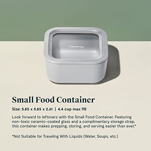 Caraway Glass Food Storage Container Set - Non Stick