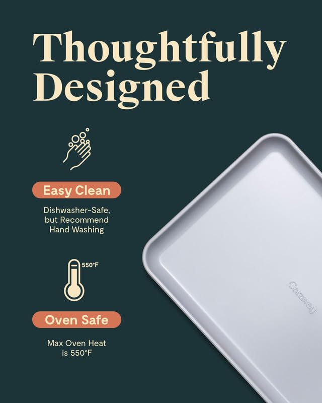 Caraway Ceramic Baking Sheet- Non-Stick Coating - Non-Toxic