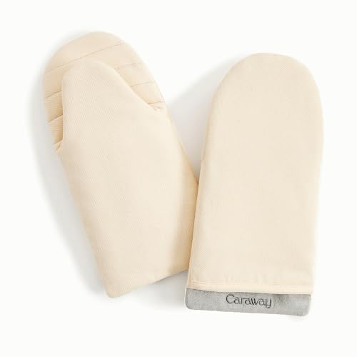 Caraway Linen Oven Mitts - 100% Organic Cotton