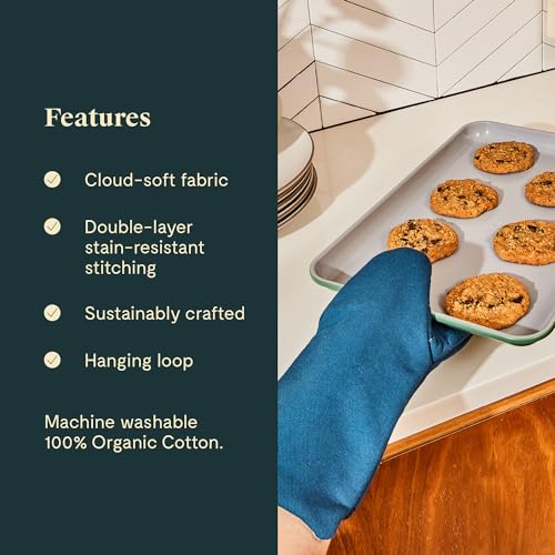 Caraway Linen Oven Mitts - 100% Organic Cotton