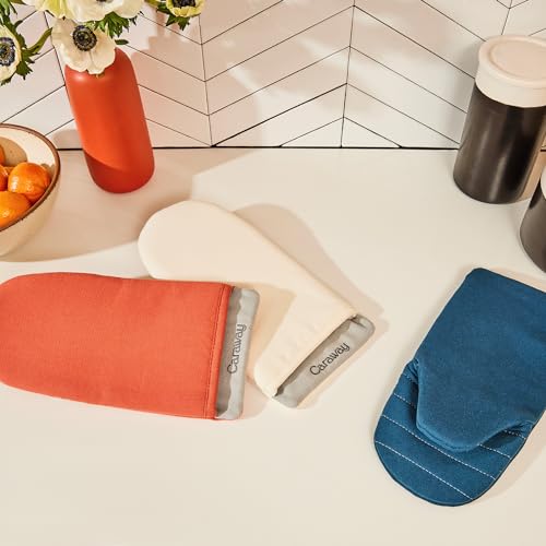 Caraway Linen Oven Mitts - 100% Organic Cotton
