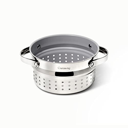 Stainless Steel Caraway Steamer with Non-Stick Coating