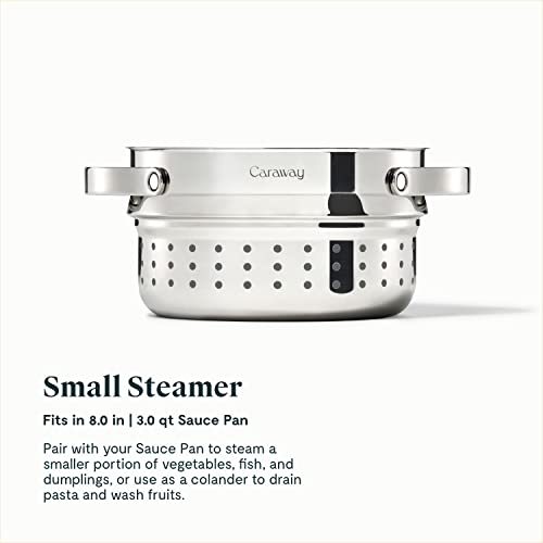 Stainless Steel Caraway Steamer with Non-Stick Coating