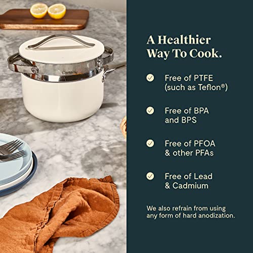 Stainless Steel Caraway Steamer with Non-Stick Coating