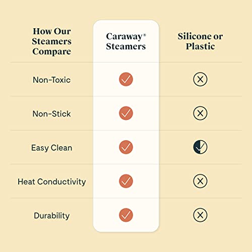 Stainless Steel Caraway Steamer with Non-Stick Coating