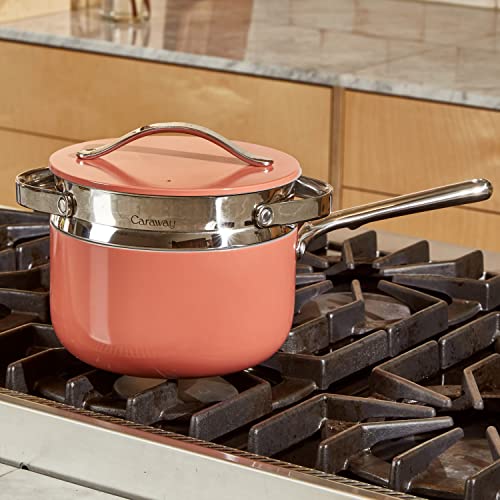 Stainless Steel Caraway Steamer with Non-Stick Coating