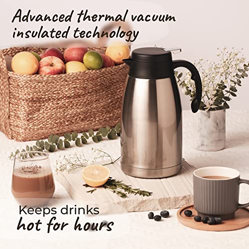 Pykal Thermal Coffee Carafe Stainless Steel - 2L