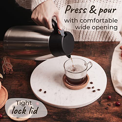 Pykal Thermal Coffee Carafe Stainless Steel - 2L