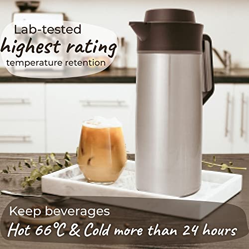 Pykal Thermal Coffee Carafe - 68 oz Capacity