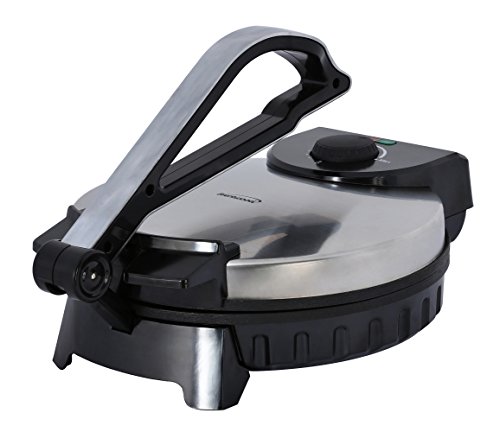 Brentwood Electric Tortilla Maker 10-inch Stainless Steel/Black