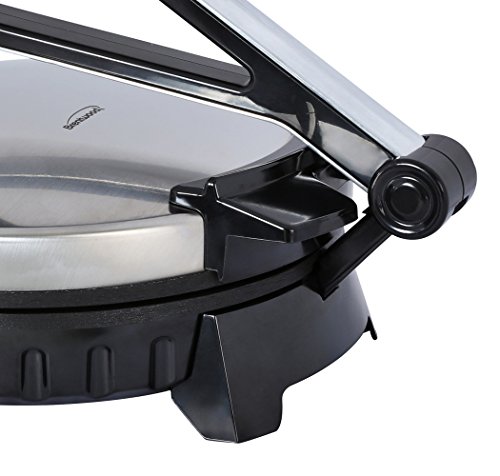 Brentwood Electric Tortilla Maker 10-inch Stainless Steel/Black