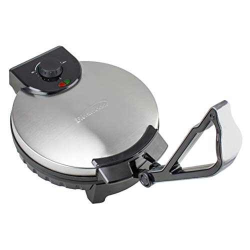 12-Inch Brentwood Stainless Steel Electric Tortilla Maker