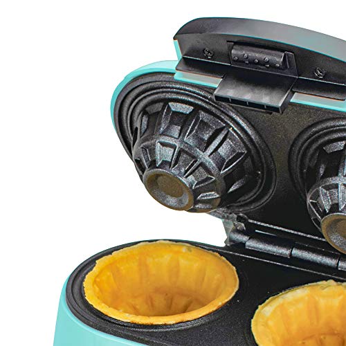 Brentwood TS-1402BL Double Waffle Bowl Maker, Blue