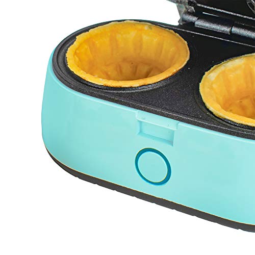 Brentwood TS-1402BL Double Waffle Bowl Maker, Blue