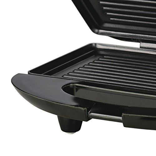 Brentwood Panini Press Sandwich Maker, Black, Non-Stick, Compact