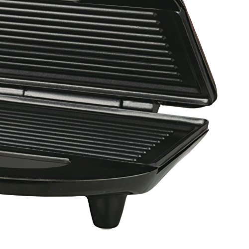 Brentwood Panini Press Sandwich Maker, Black, Non-Stick, Compact
