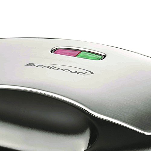 Brentwood Double Sandwich Maker, Non-Stick, Compact Black