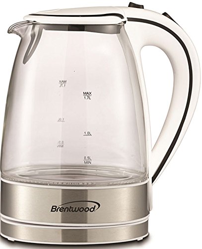 Brentwood Royal Glass Electric Tea Kettle 1.7L