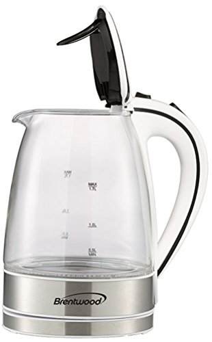 Brentwood Royal Glass Electric Tea Kettle 1.7L
