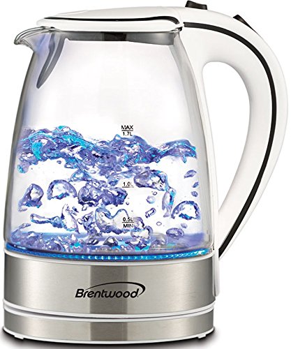 Brentwood Royal Glass Electric Tea Kettle 1.7L