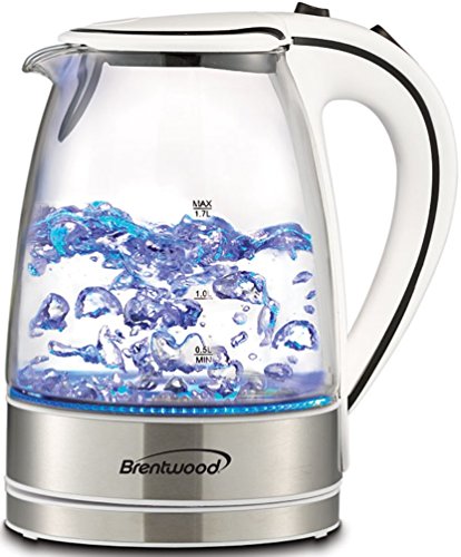 Brentwood Royal Glass Electric Tea Kettle 1.7L
