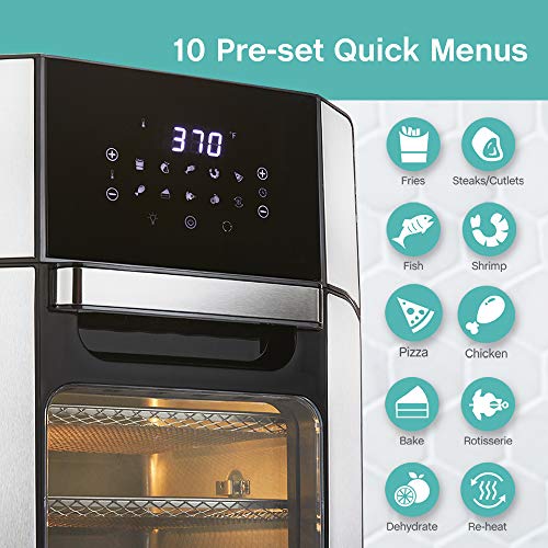 West Bend Electric Air Fryer Oven Rotisserie Combo