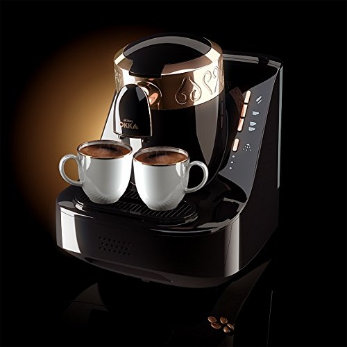 Arzum Okka Automatic Turkish Coffee Maker, Black/Copper