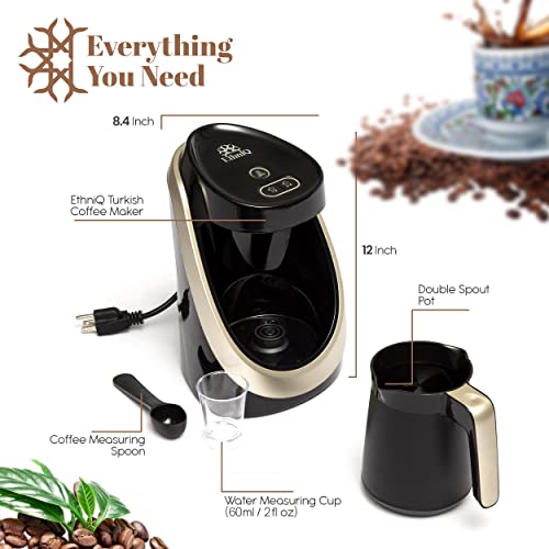 ETHNIQ Turkish Coffee Maker with Cook Sense Technology