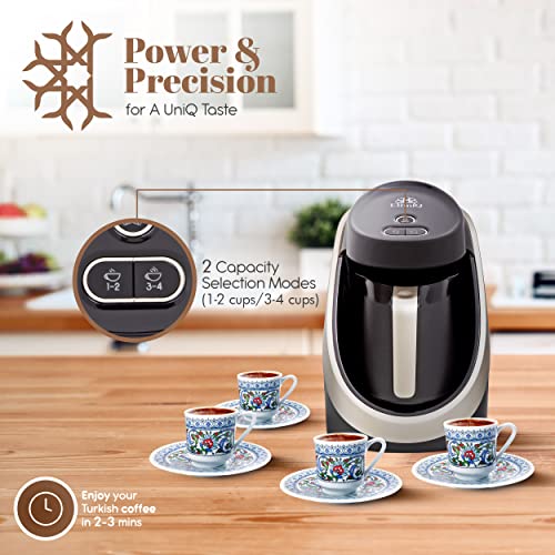ETHNIQ Turkish Coffee Maker with Cook Sense Technology