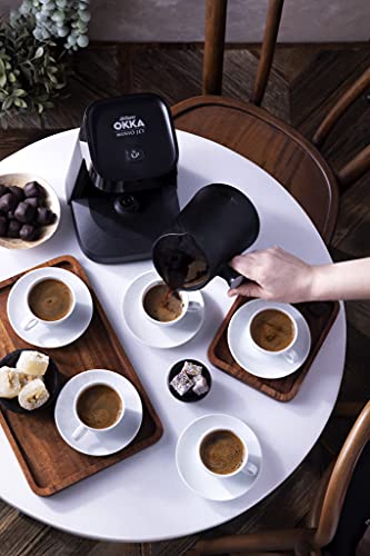 Arzum Okka Jet Turkish Coffee Maker, 5 cups, Black/Copper