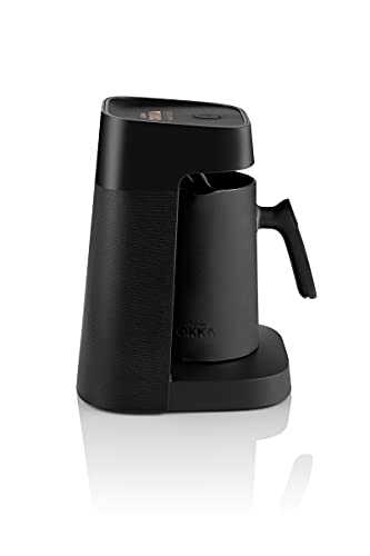 Arzum Okka Jet Turkish Coffee Maker, 5 cups, Black/Copper