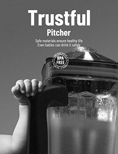 WantJoin Professional 1800W Blender for Home and Commercial