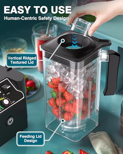 WantJoin K90 Blender Shield Quiet Commercial Blender Cups