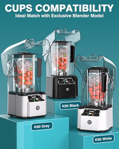WantJoin K90 Blender Shield Quiet Commercial Blender Cups