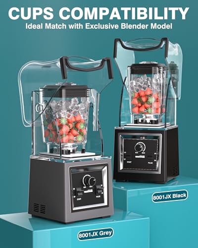 WantJoin 8001 Series Commercial Blender Replacement Cups