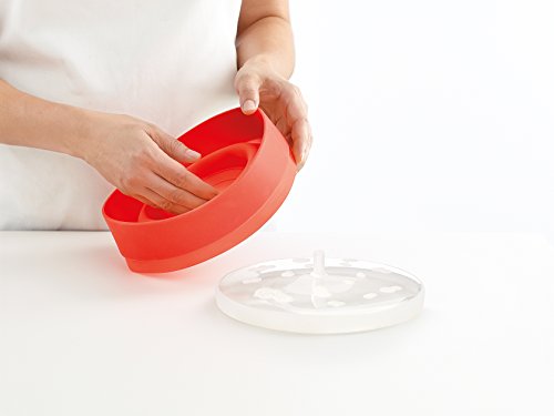 Lekue Microwave Popcorn Maker, Red