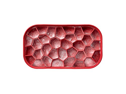 Lekue Red Ice Box - Compact Size 8.9 x 4.9