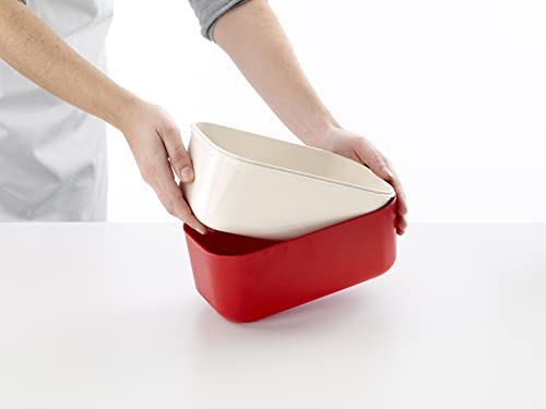 Lekue Red Ice Box - Compact Size 8.9 x 4.9