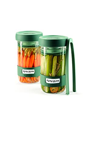 Lekue 24 oz Green Fermenting Kit for Pickling