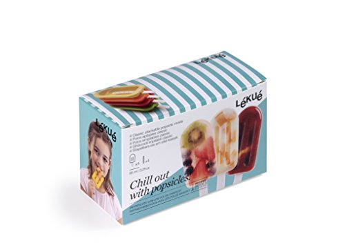 Lekue Stackable Ice Pop Lollipop Set (4 Pack)