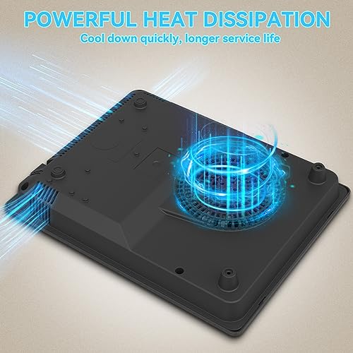 Hermitlux Portable Induction Cooktop - 1800W, 9 Power Levels