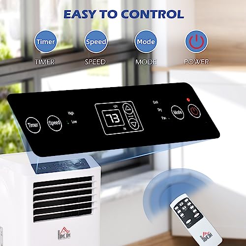HOMCOM 10000 BTU Portable Air Conditioner + Dehumidifier