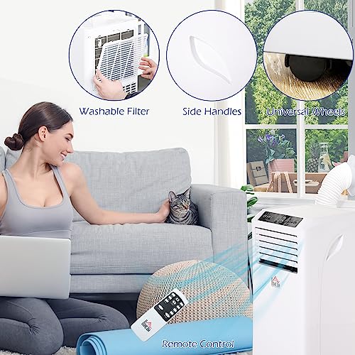 HOMCOM 10000 BTU Portable Air Conditioner + Dehumidifier