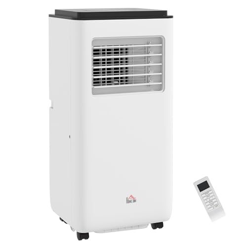 HOMCOM 8000 BTU Portable 5-in-1 Air Conditioner, White