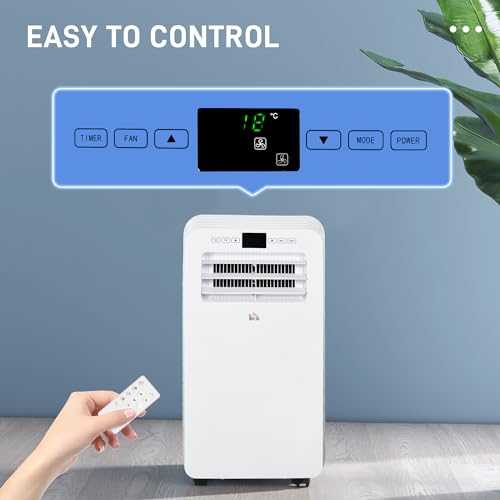 HOMCOM 12000 BTU Portable Air Conditioner, 3-in-1 AC