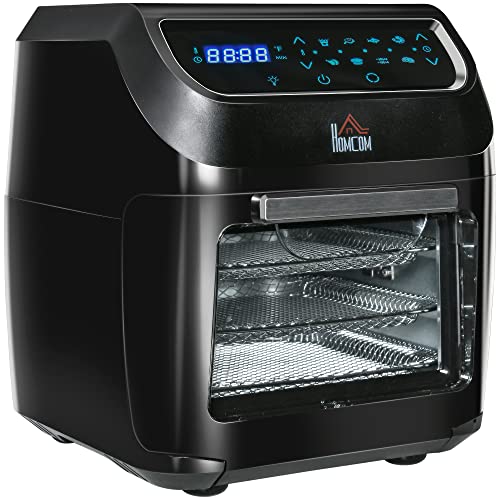 HOMCOM 12 QT 8-In-1 Air Fry Countertop Oven